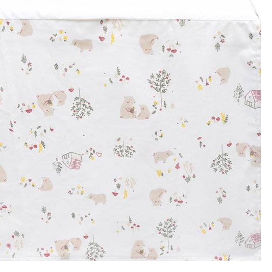 Crib bed skirt - Bears