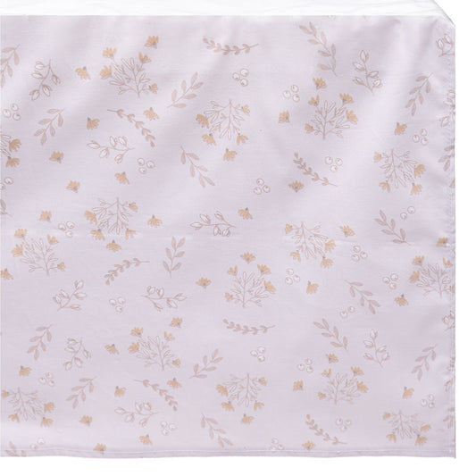 Crib bed skirt - Spring