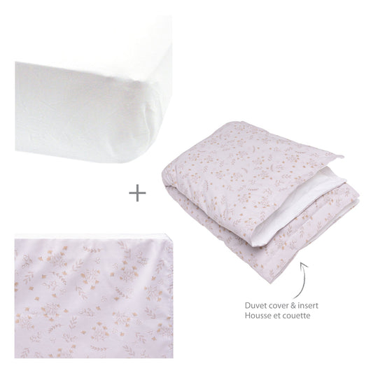 4 pieces crib set - Spring