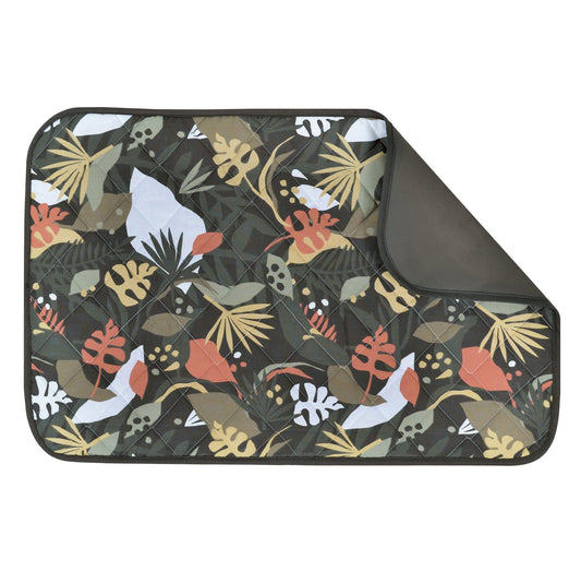 Waterproof quilted chaging pad - Tropical (no packaging)