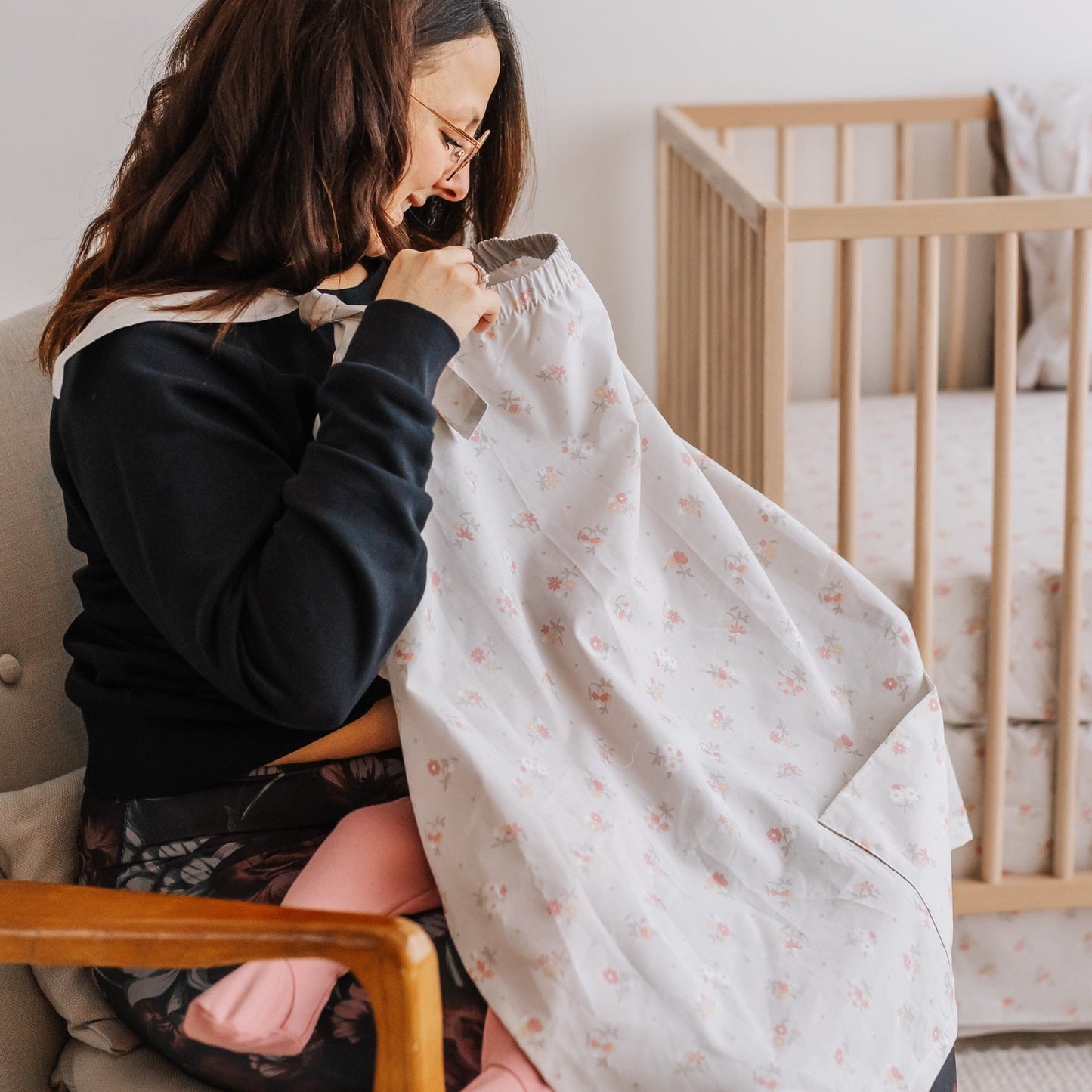 Breastfeeding cover - Flowers