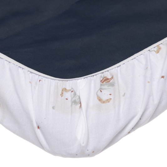 Playpen Fitted Sheet - Owls