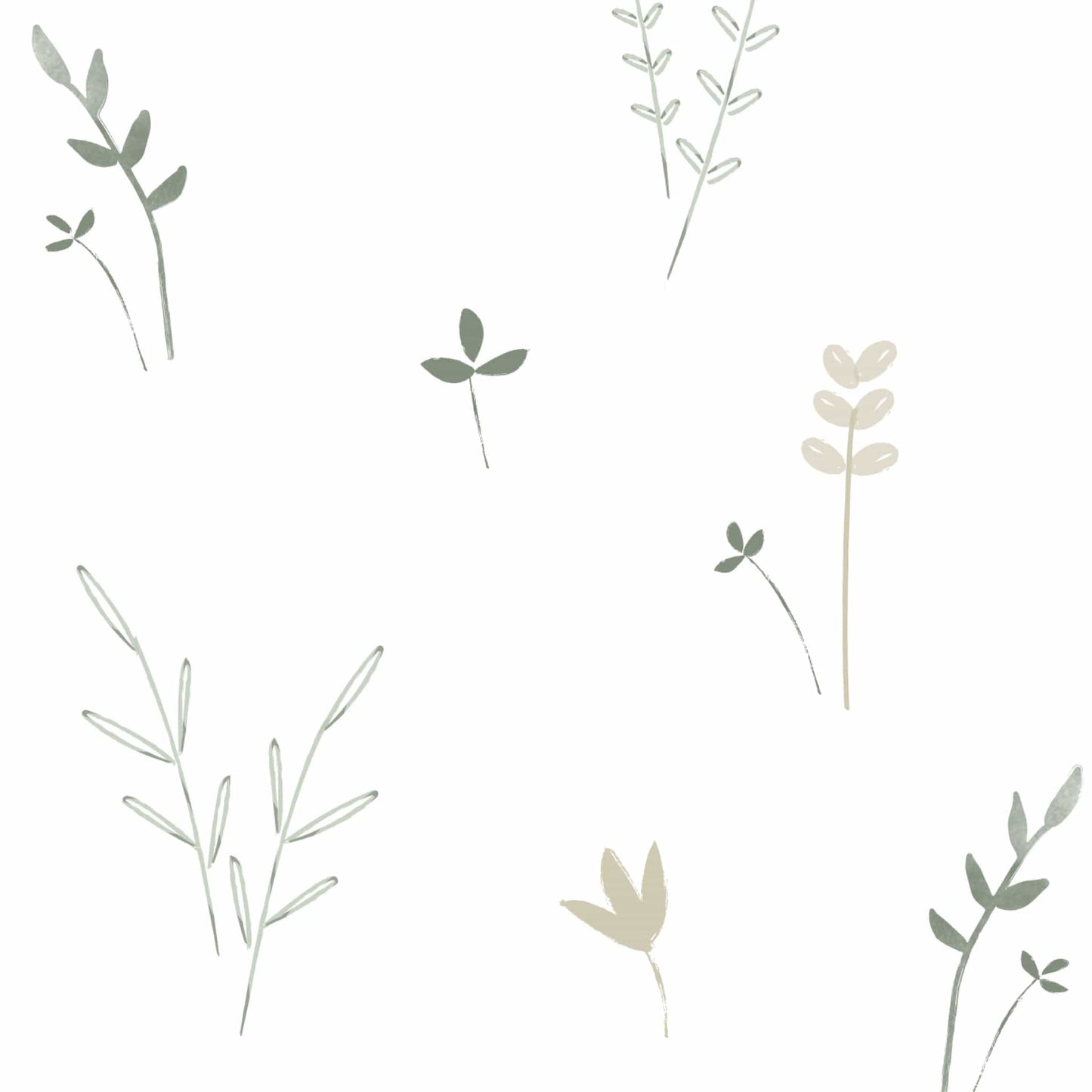 Couverture mousseline de coton - Feuilles