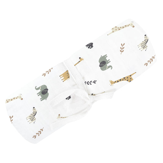 Cotton muslin swaddle - Safari