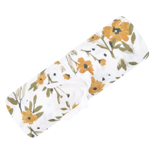 Cotton muslin swaddle - Marigold