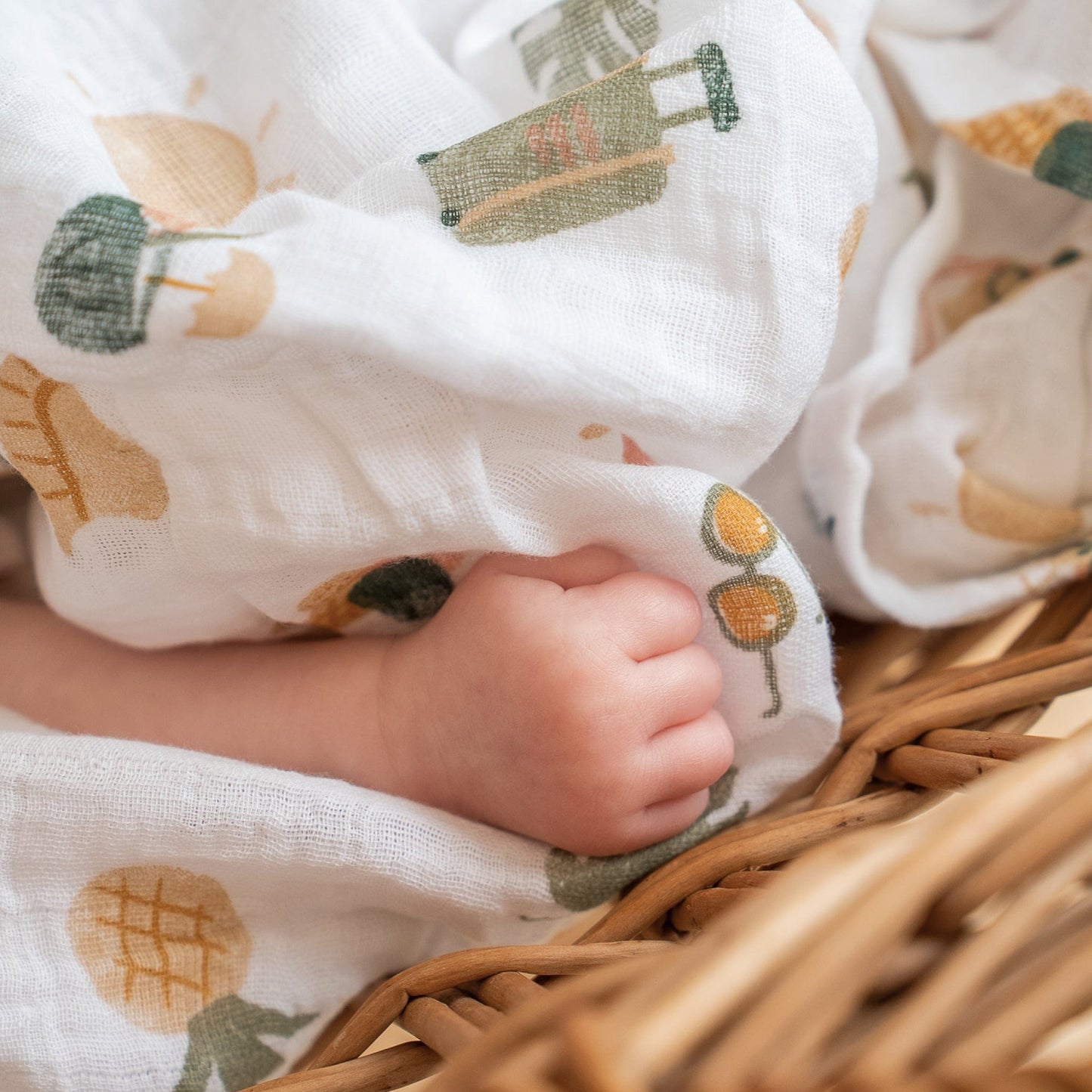 Cotton muslin swaddle - Summer
