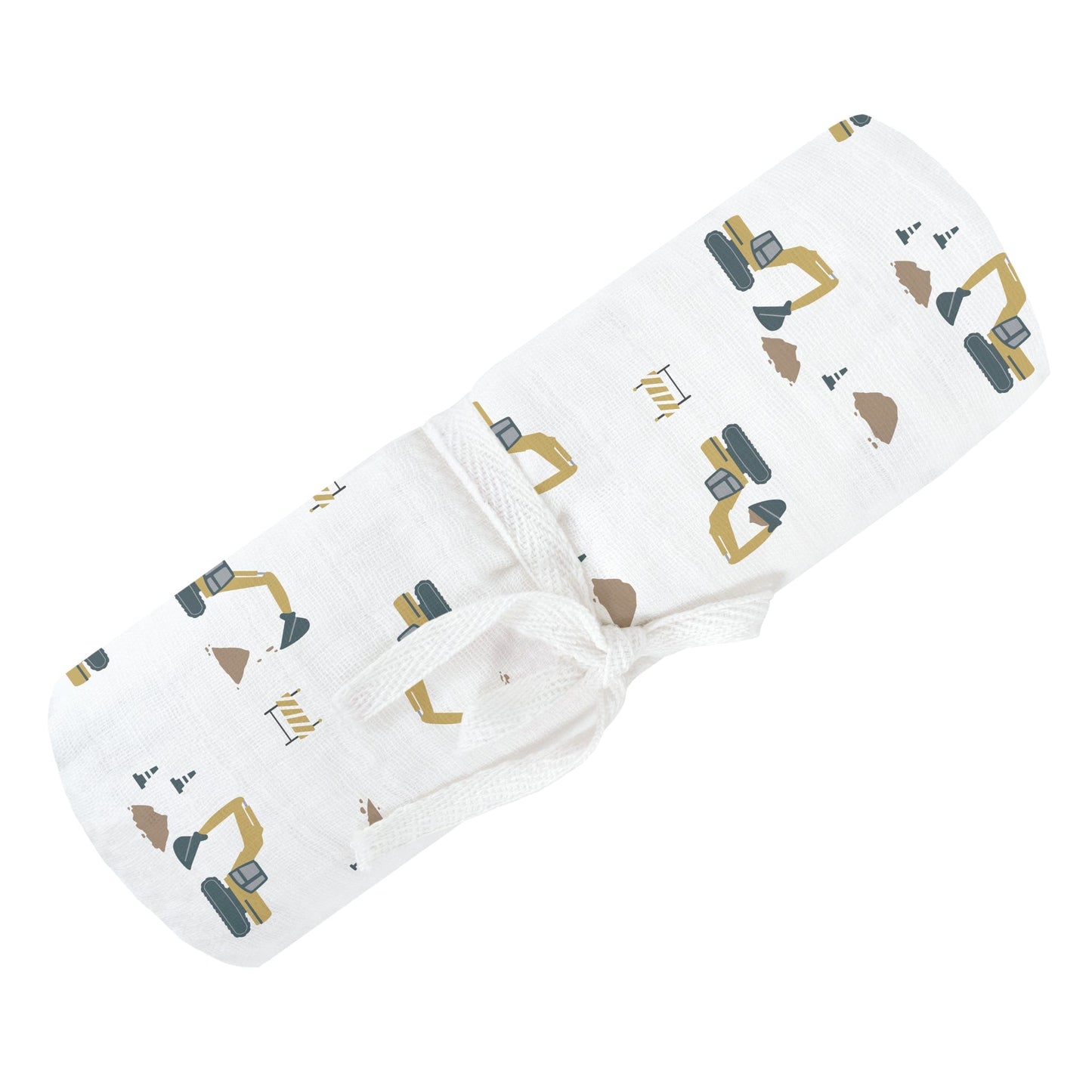 Cotton muslin swaddle - Excavators