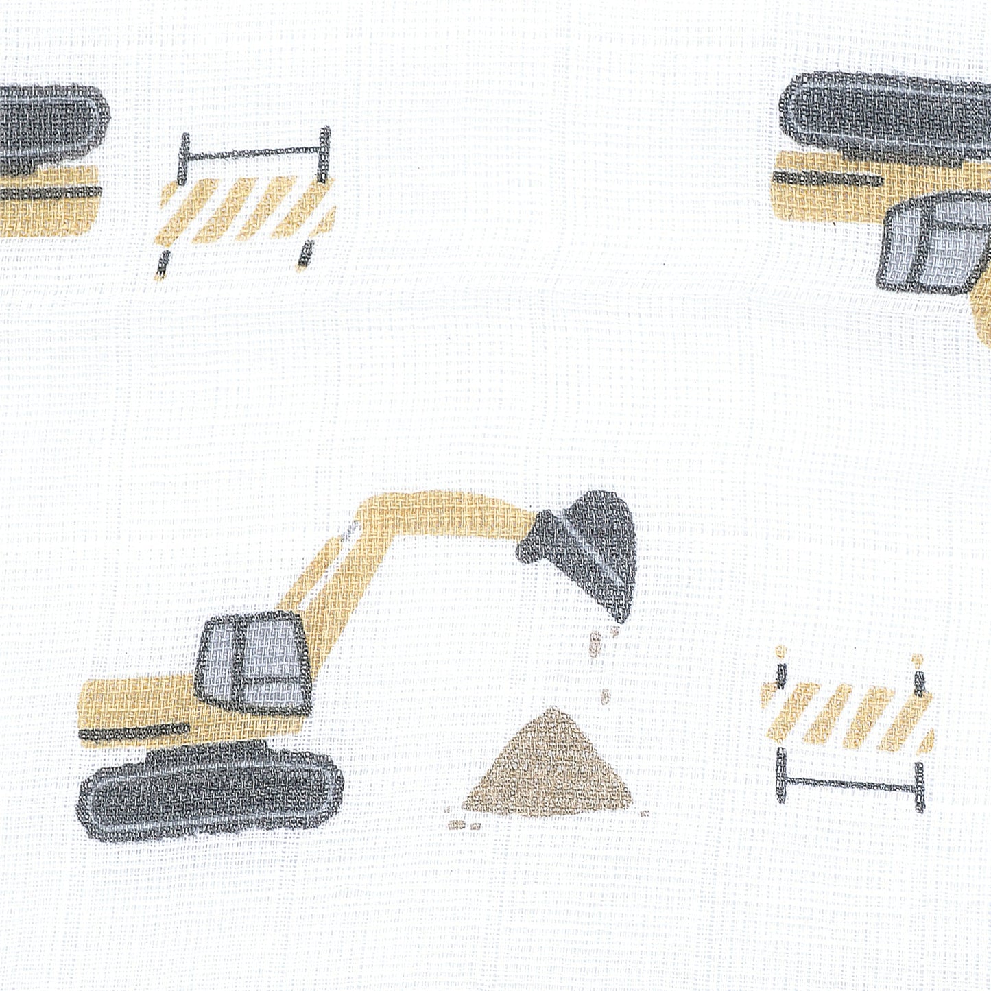 Cotton muslin swaddle - Excavators