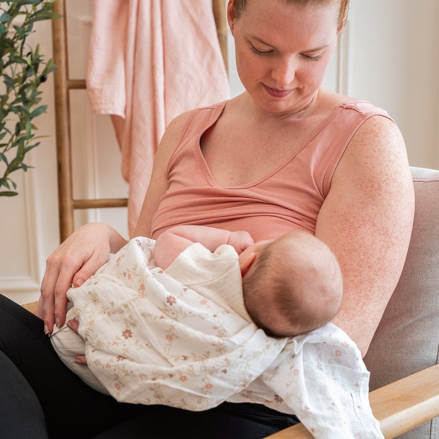 Cotton muslin swaddle - Tapestry