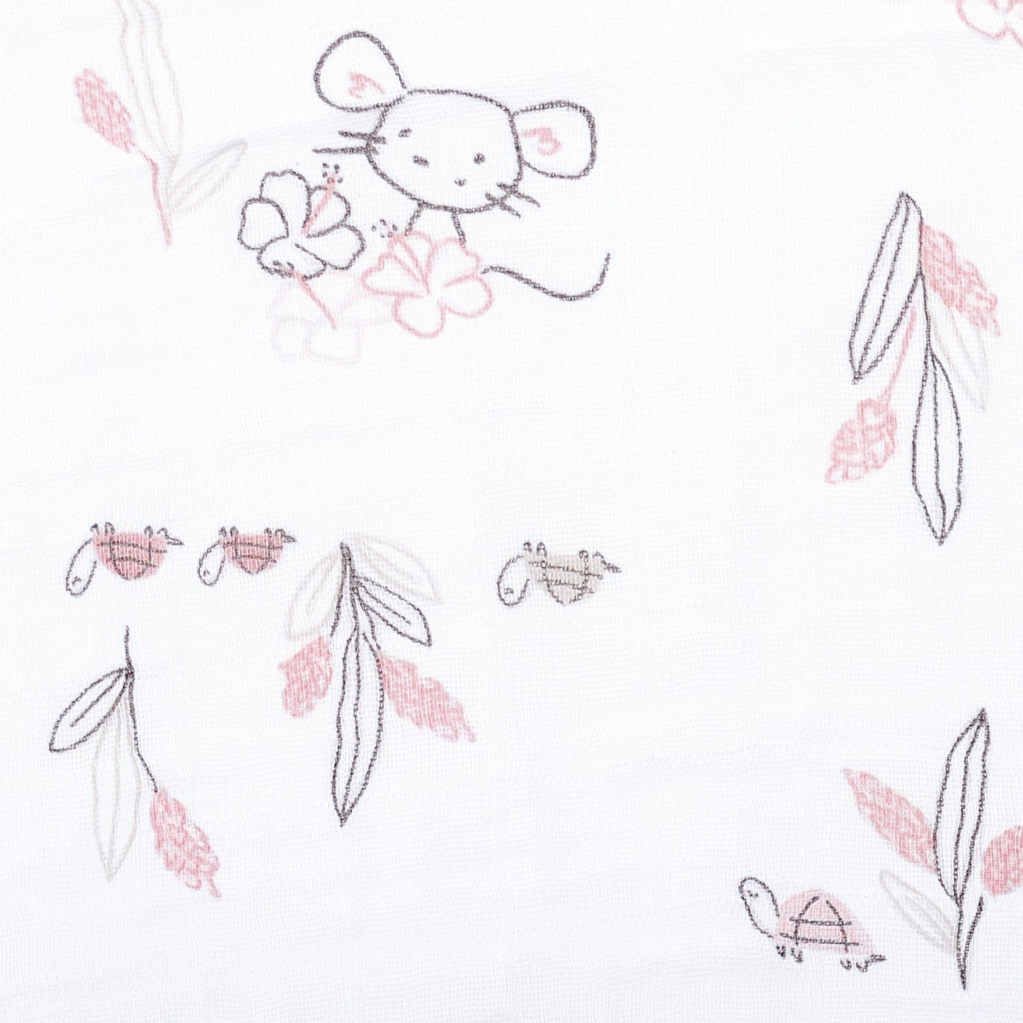 Cotton muslin sleep sack - Bunnies (0.7 tog)