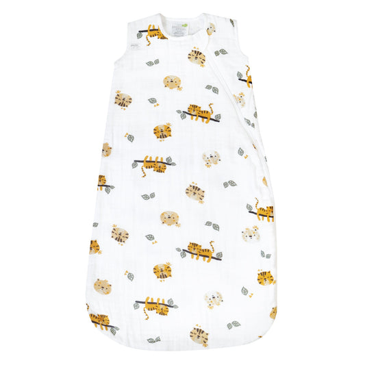 Cotton muslin sleep sack - Jungle (0.7 tog)
