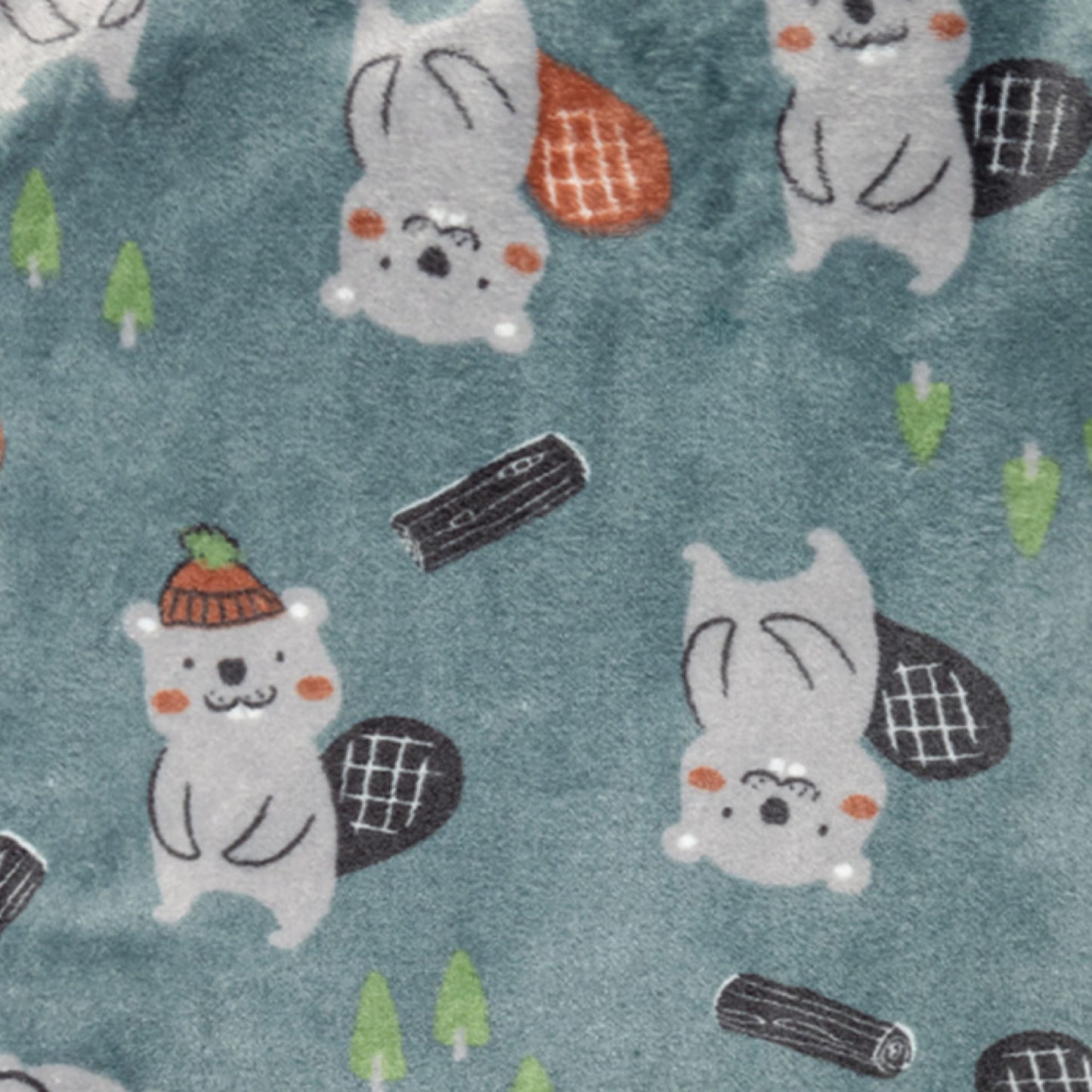 Sac de nuit en peluche - Castors (1.5 Togs)