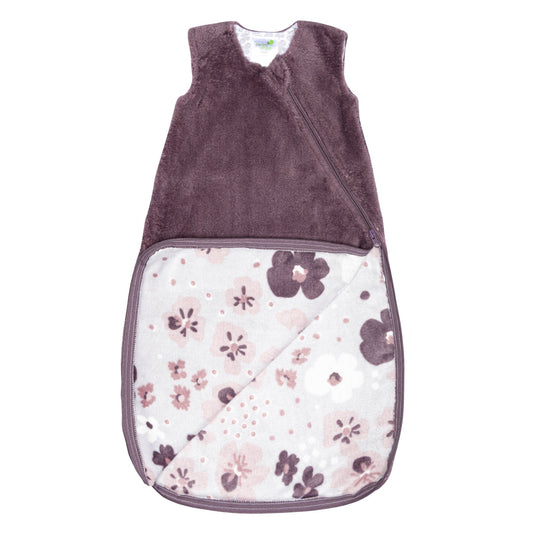 Plush sleep sack - Grape solid (1.5 togs)