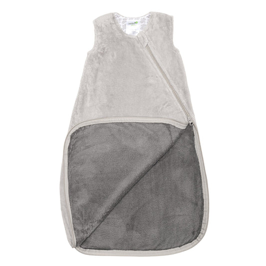 Plush sleep sack - Taupe solid (1.5 togs)