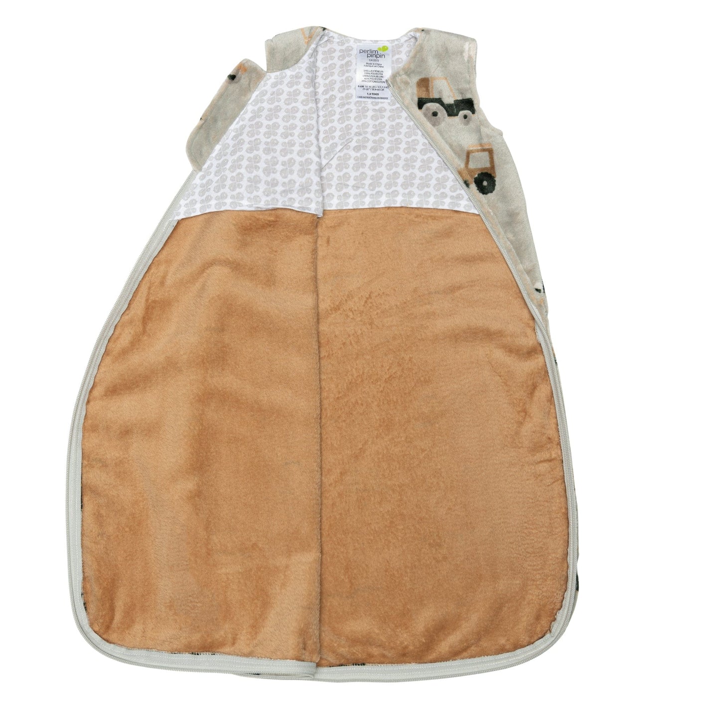Sac de nuit en peluche - Tracteurs (1.5 Togs)