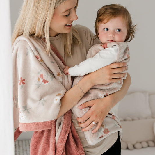 Plush sleep sack - Floral (1.5 togs)
