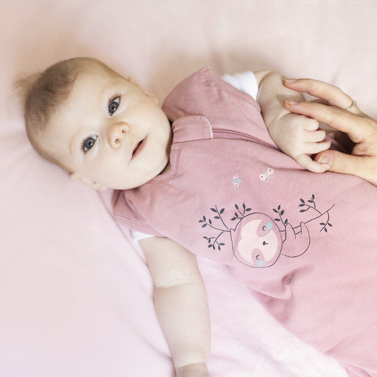 Quilted cotton sleep sack - Pink Panda (1.0 tog)