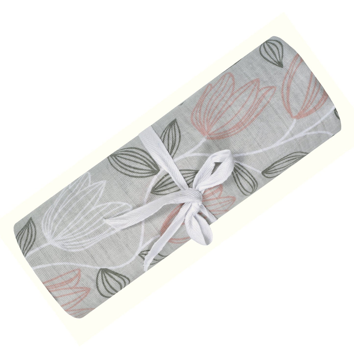 Cotton muslin swaddle - Tulips | Partnership