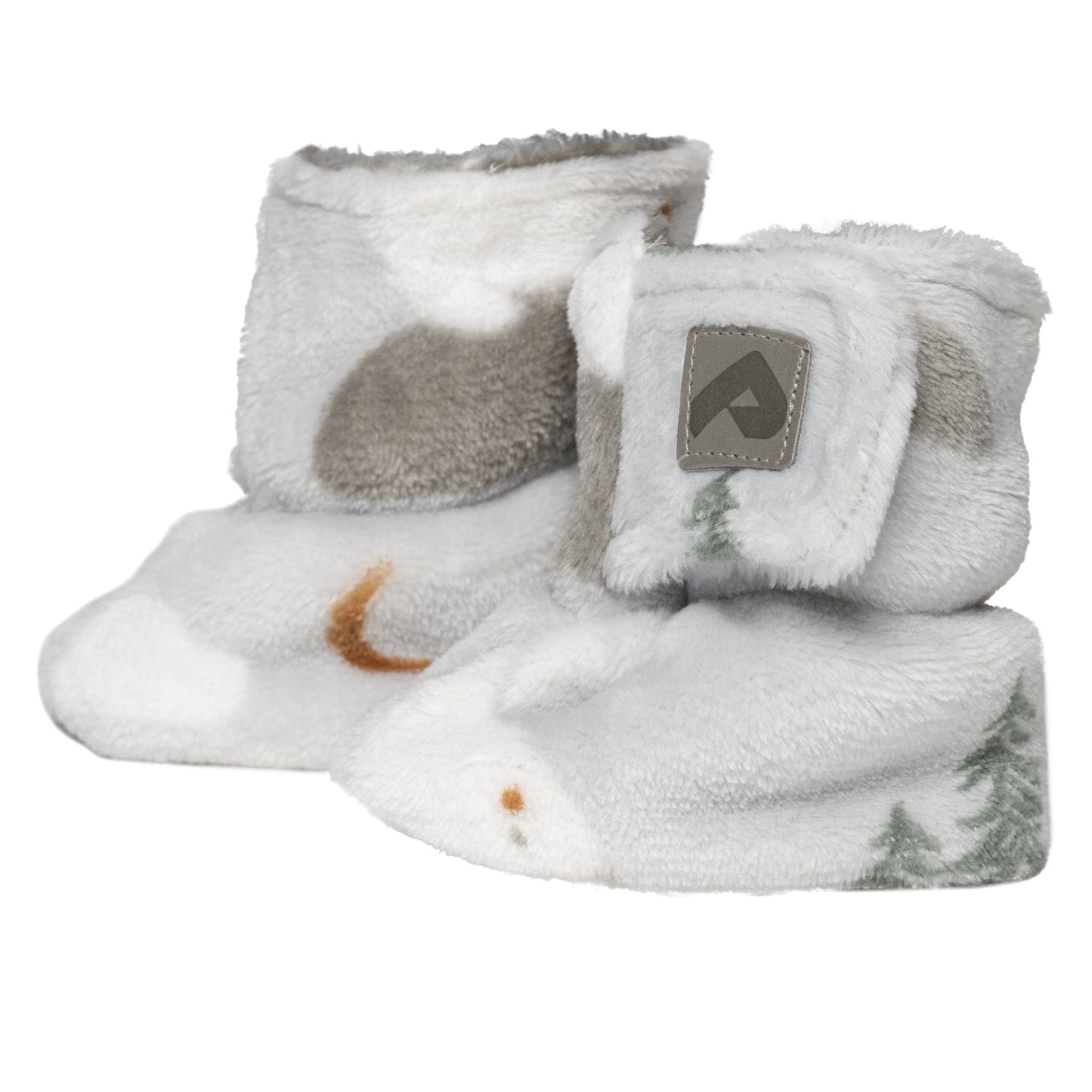 Pantoufles en peluche double épaisseur - Ours