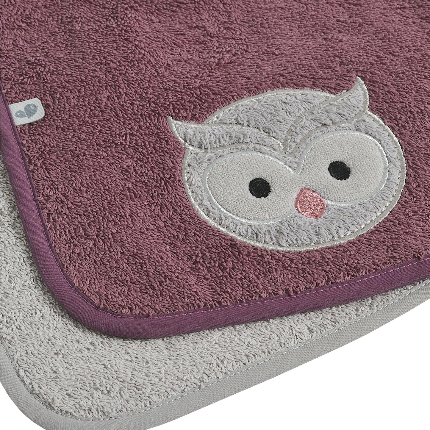 2 Terry bibs set - Owl