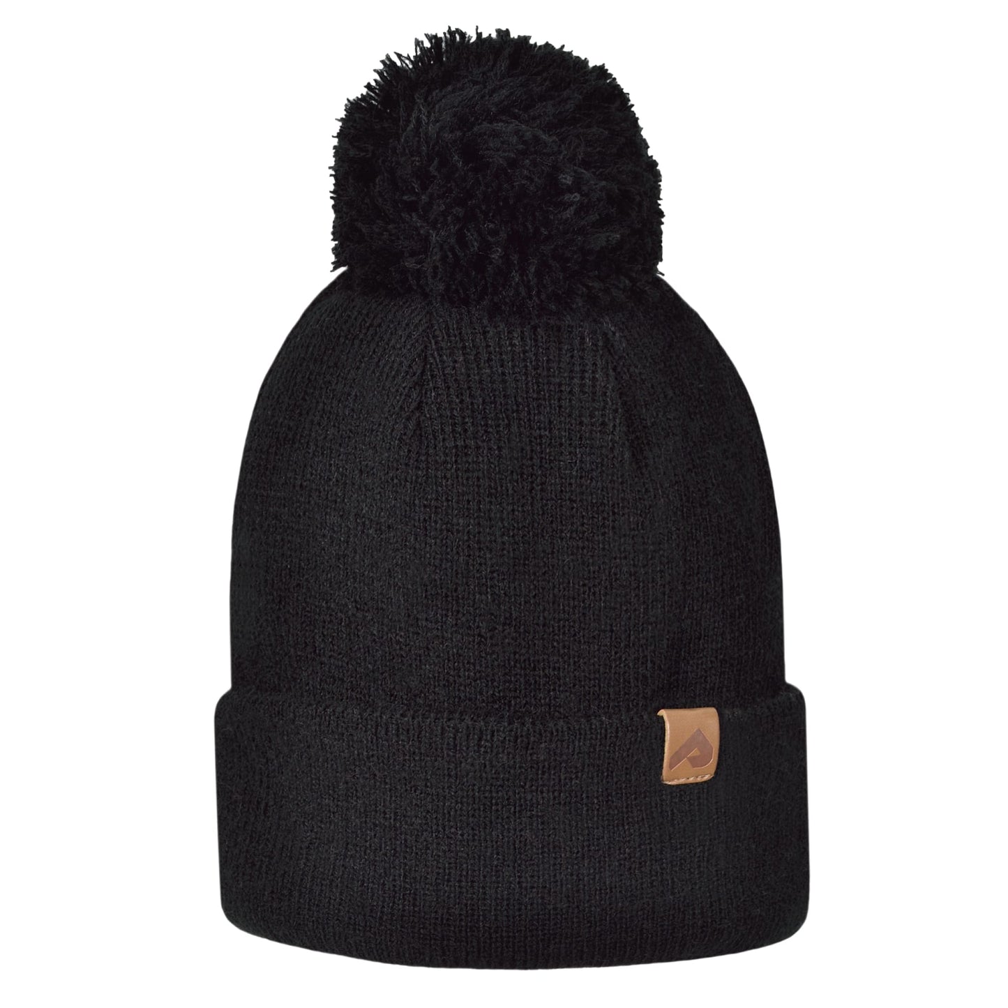 Acrylic hat with fleece lining - Black