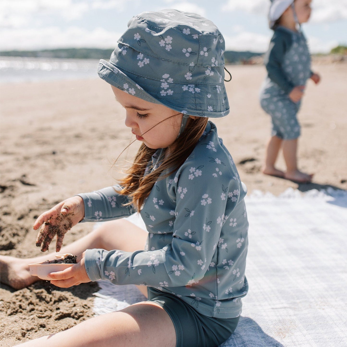 Short de plage - Sarcelle