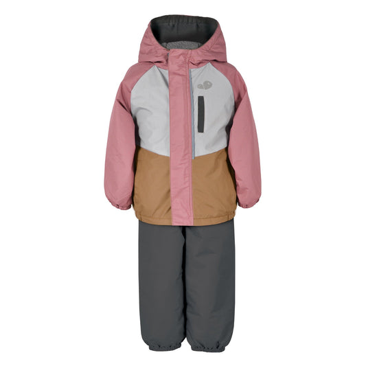 Ensemble 2 pièces mi-saison pour fille - Tulipe, fumé, miel & onyx