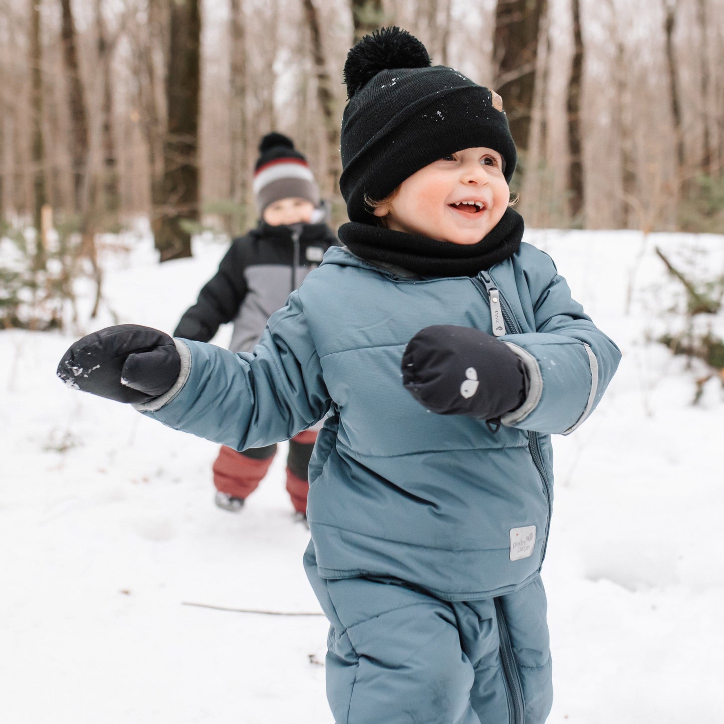 One piece baby snowsuit - Stark