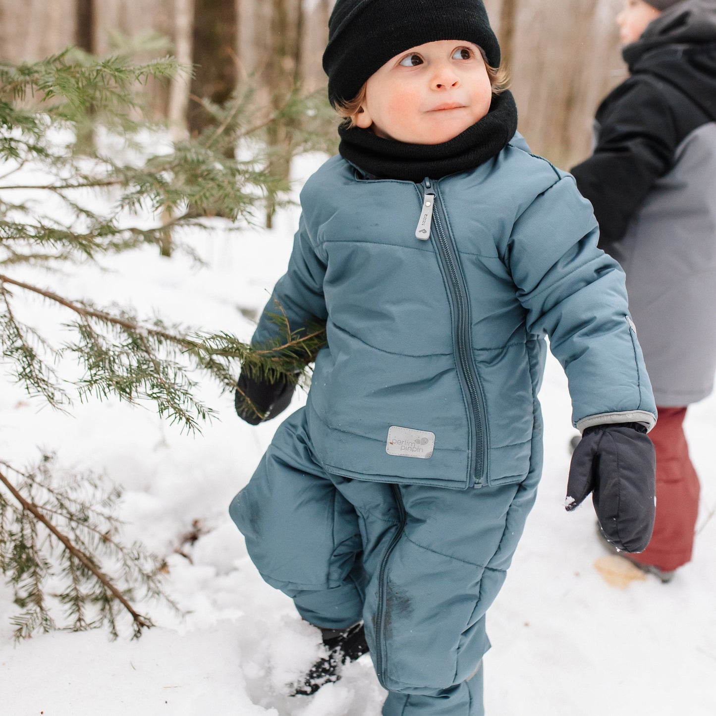 One piece baby snowsuit - Stark