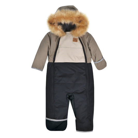 Habit de neige 1 pièce pour bébé - Noir, Kaki et Beige