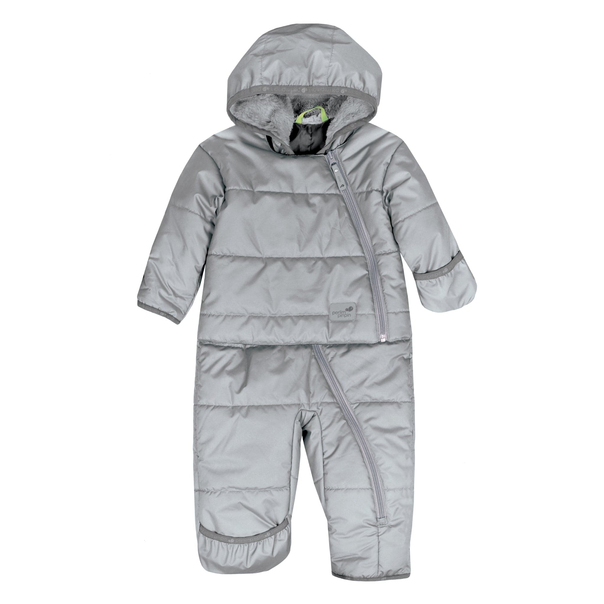 One piece baby snowsuit - Pebble – Perlimpinpin