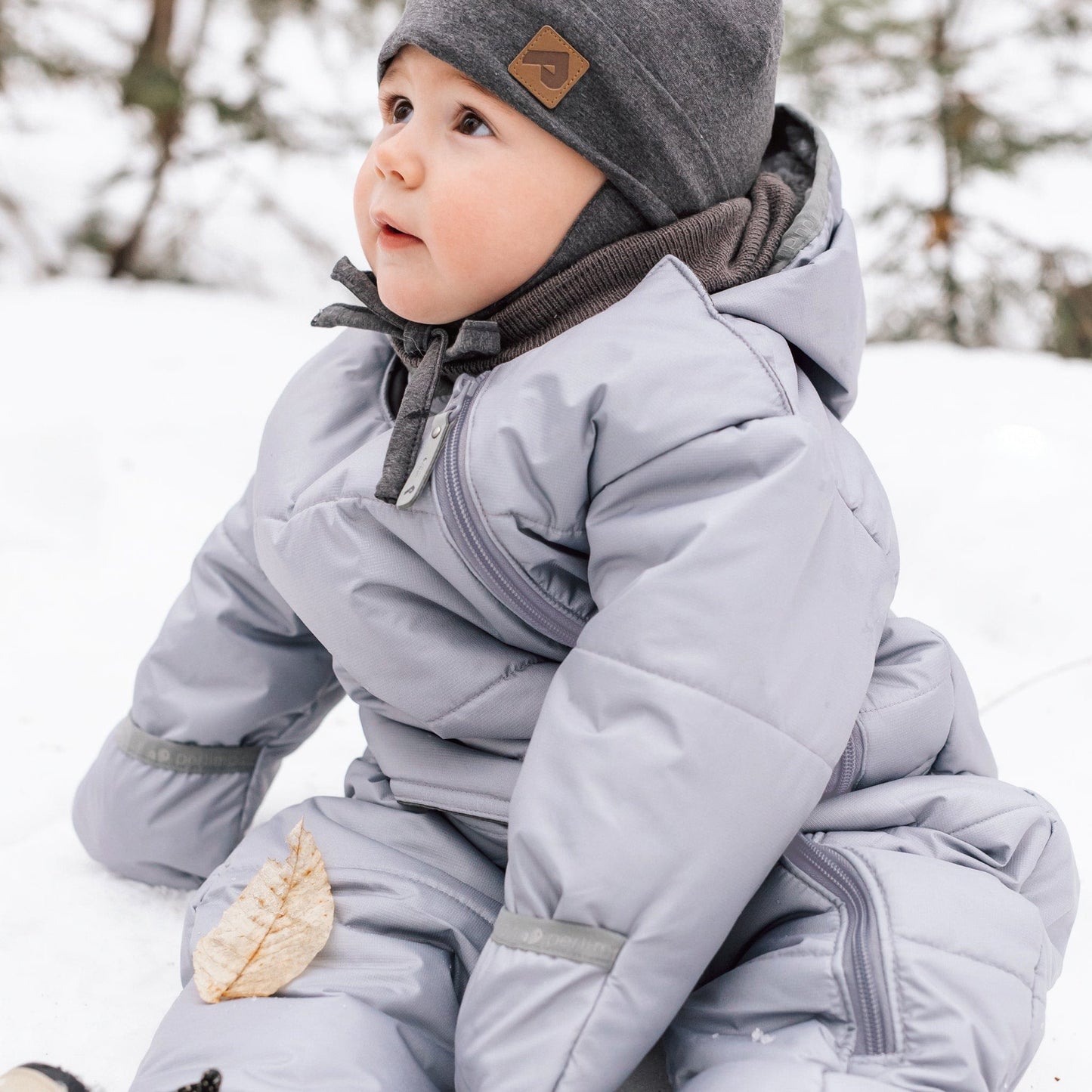 Habit de neige 1 pièce pour bébé - Galet