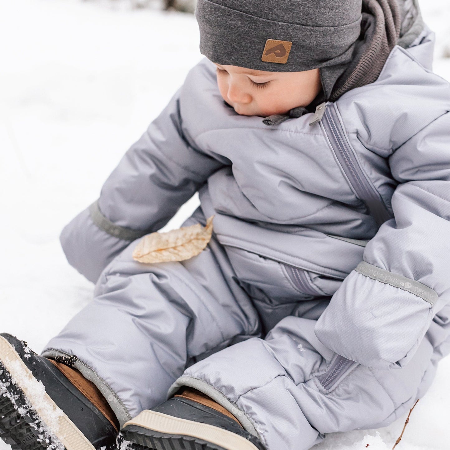 Habit de neige 1 pièce pour bébé - Galet