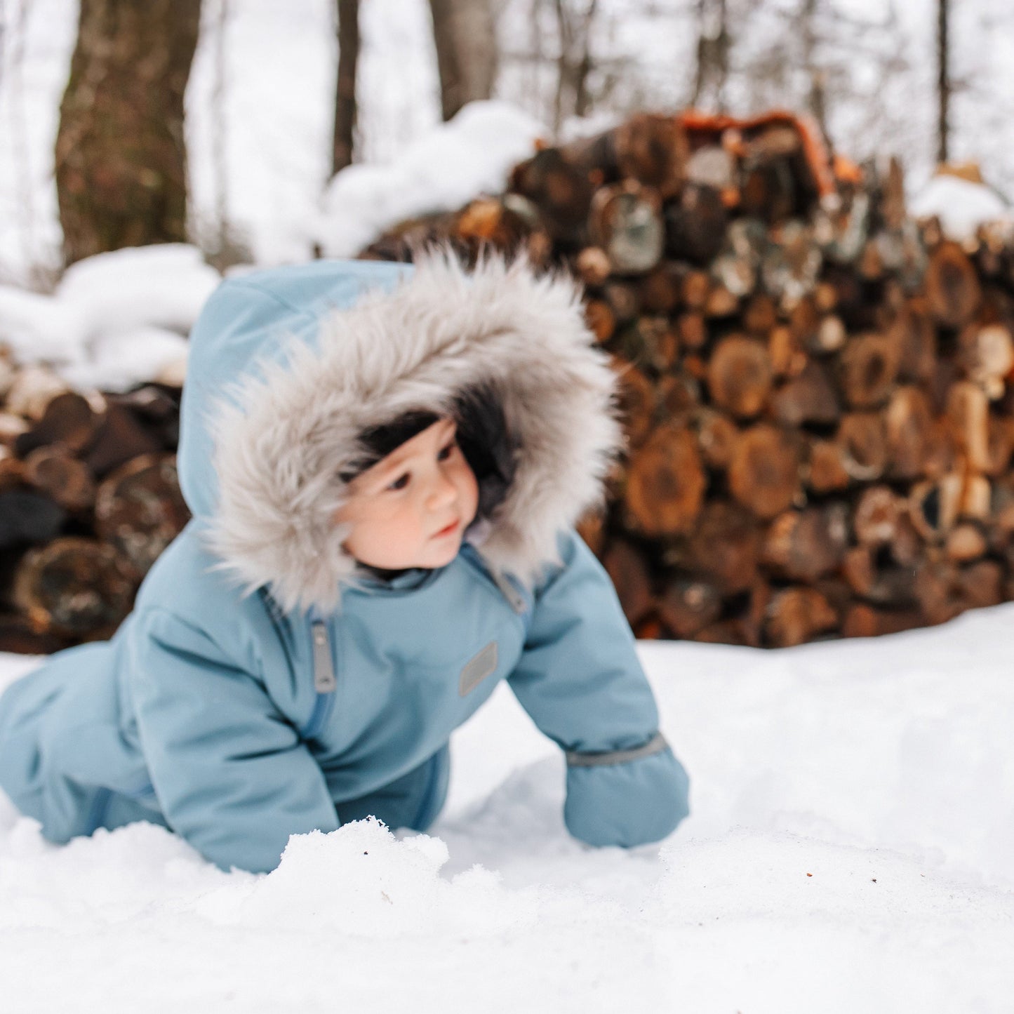 Habit de neige 1 pièce pour bébé - Glacier