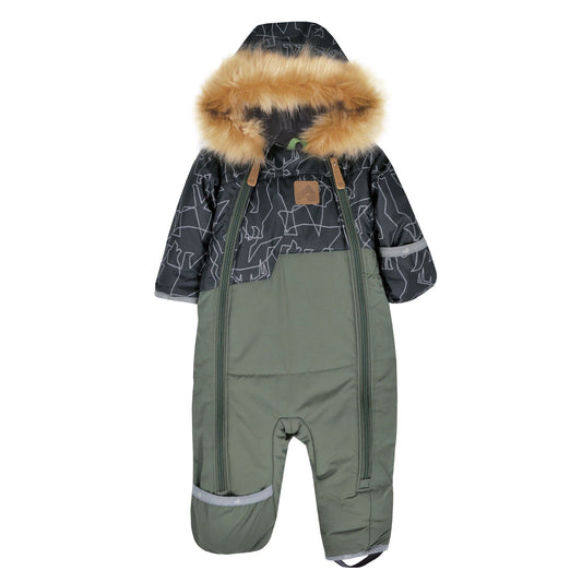 Habit de neige 1 pièce pour bébé - Animaux et Armée
