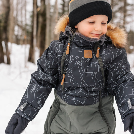 Habit de neige 1 pièce pour enfant - Animaux