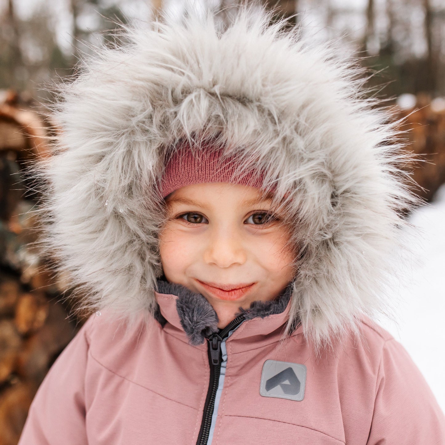 Two piece kid snowsuit - Peony
