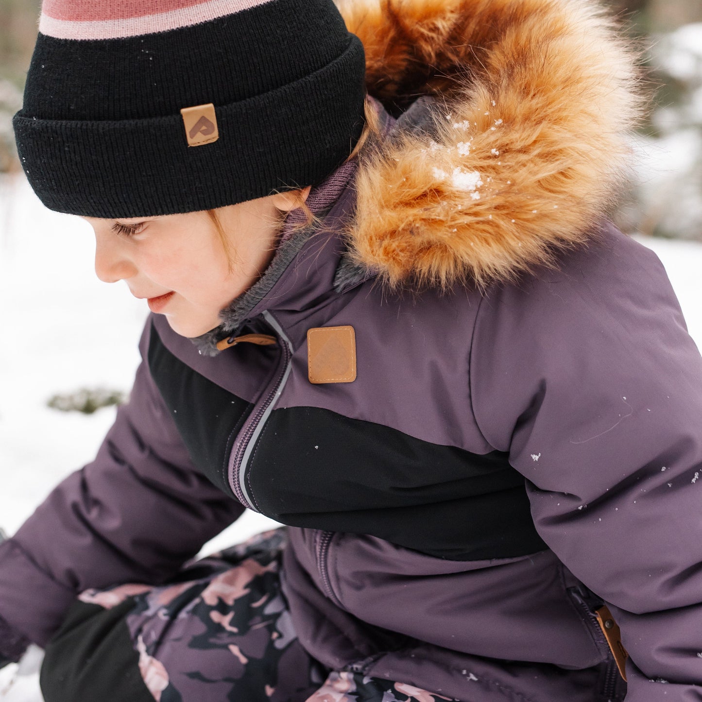 Two piece kid snowsuit - Abstract