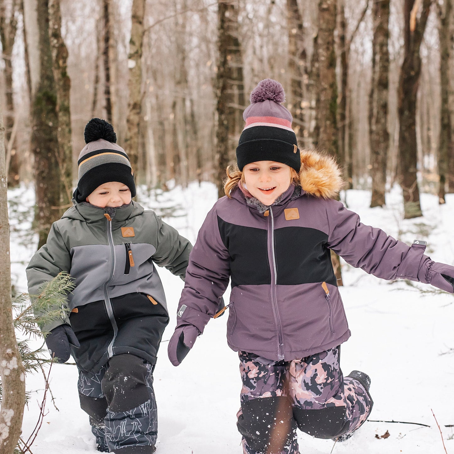 Two piece kid snowsuit - Abstract