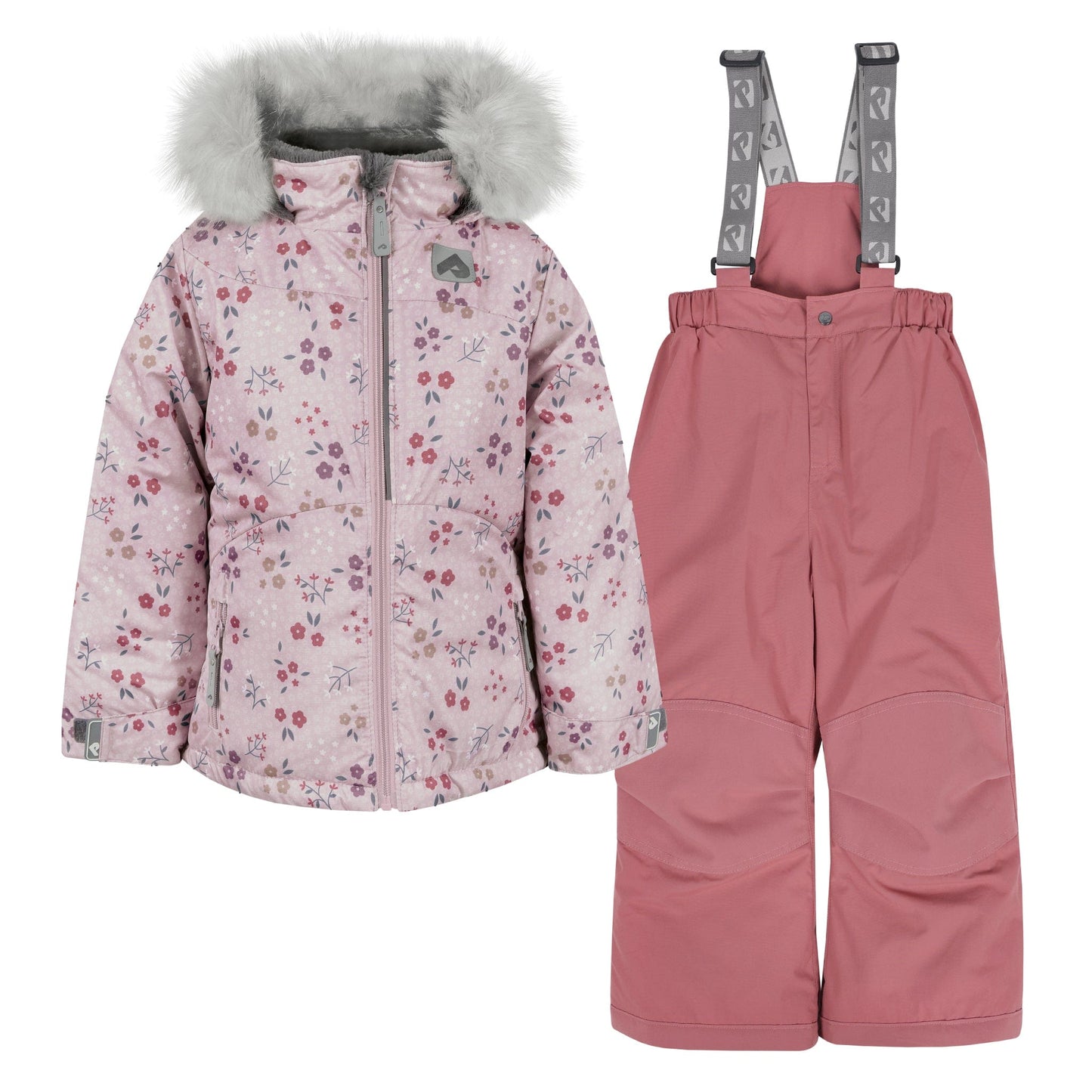 Two piece kid snowsuit - Floral