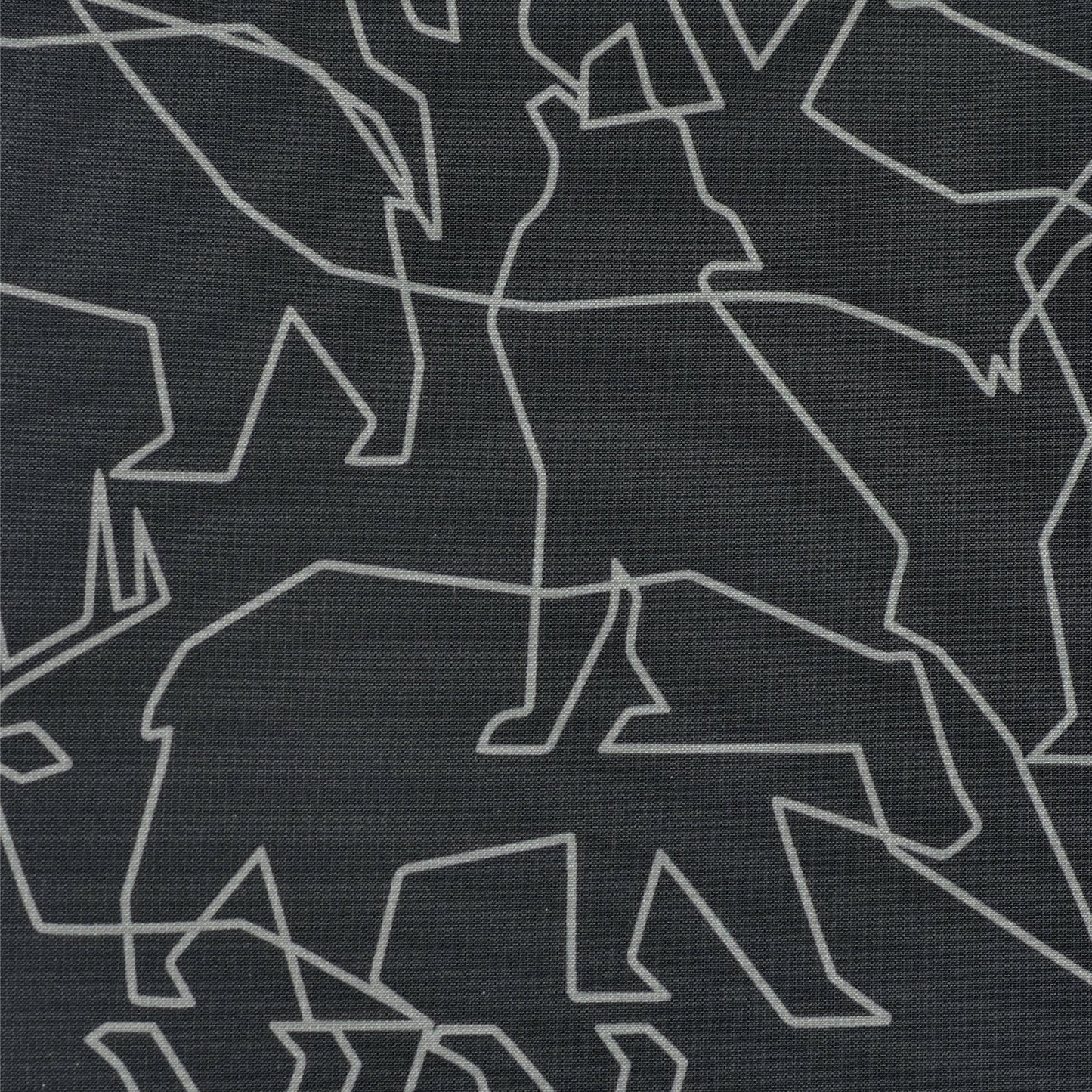 Habit de neige 2 pièces - Animaux, noir et cumin