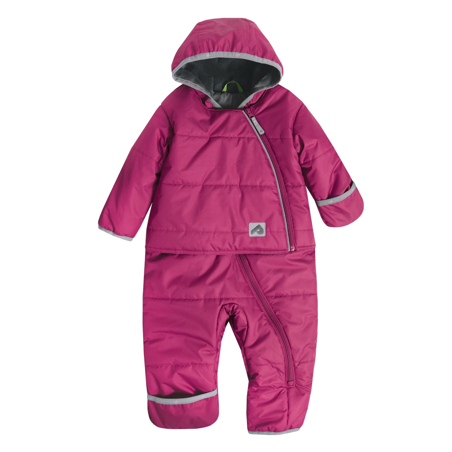 One piece baby snowsuit - Blackcurrant