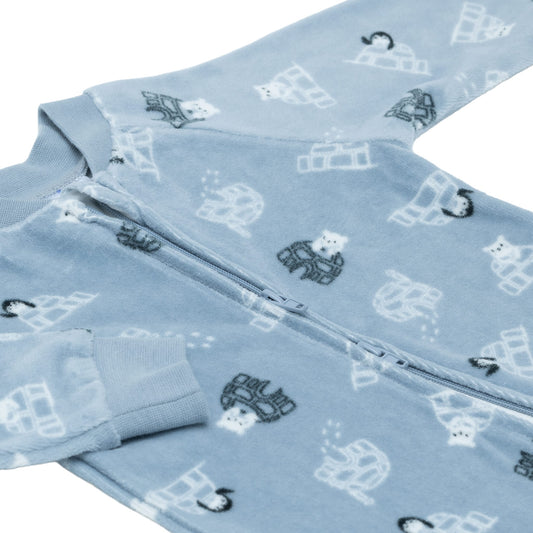 Pyjama pour bébé en velours - Polaire