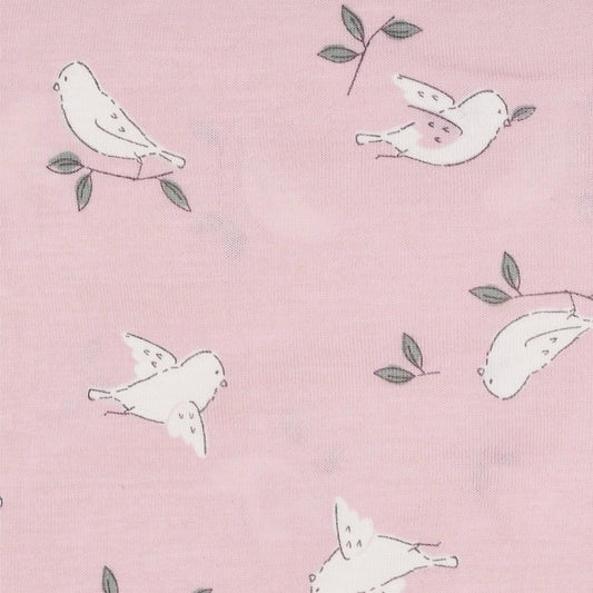 Housse de coussin d'allaitement en bambou – Oiseaux (HOUSSE SEULEMENT)