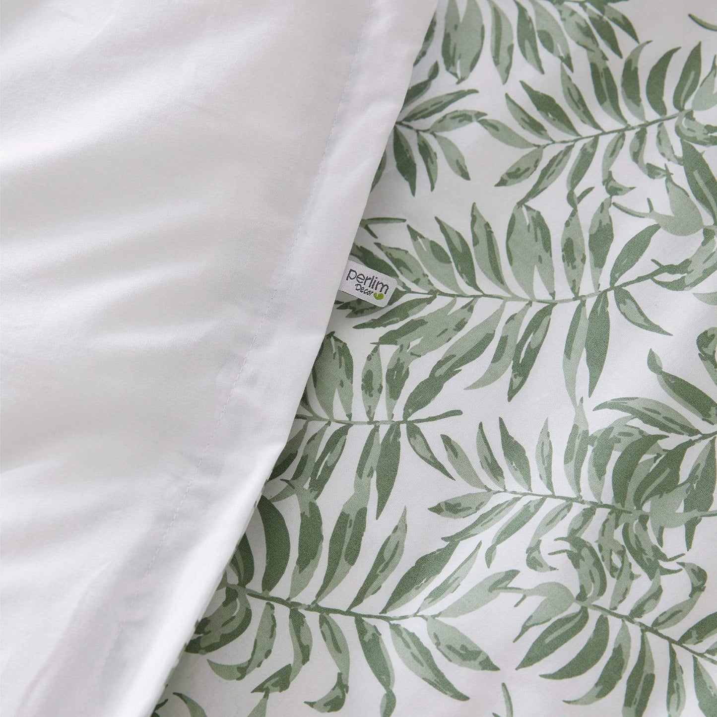 Ensemble literie bébé - Vert tropical