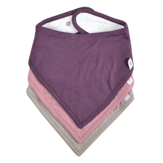 Bamboo bibs pack (3) - Porto, Lotus & Taupe