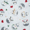 Bamboo baby sleeper - Xmas Penguins
