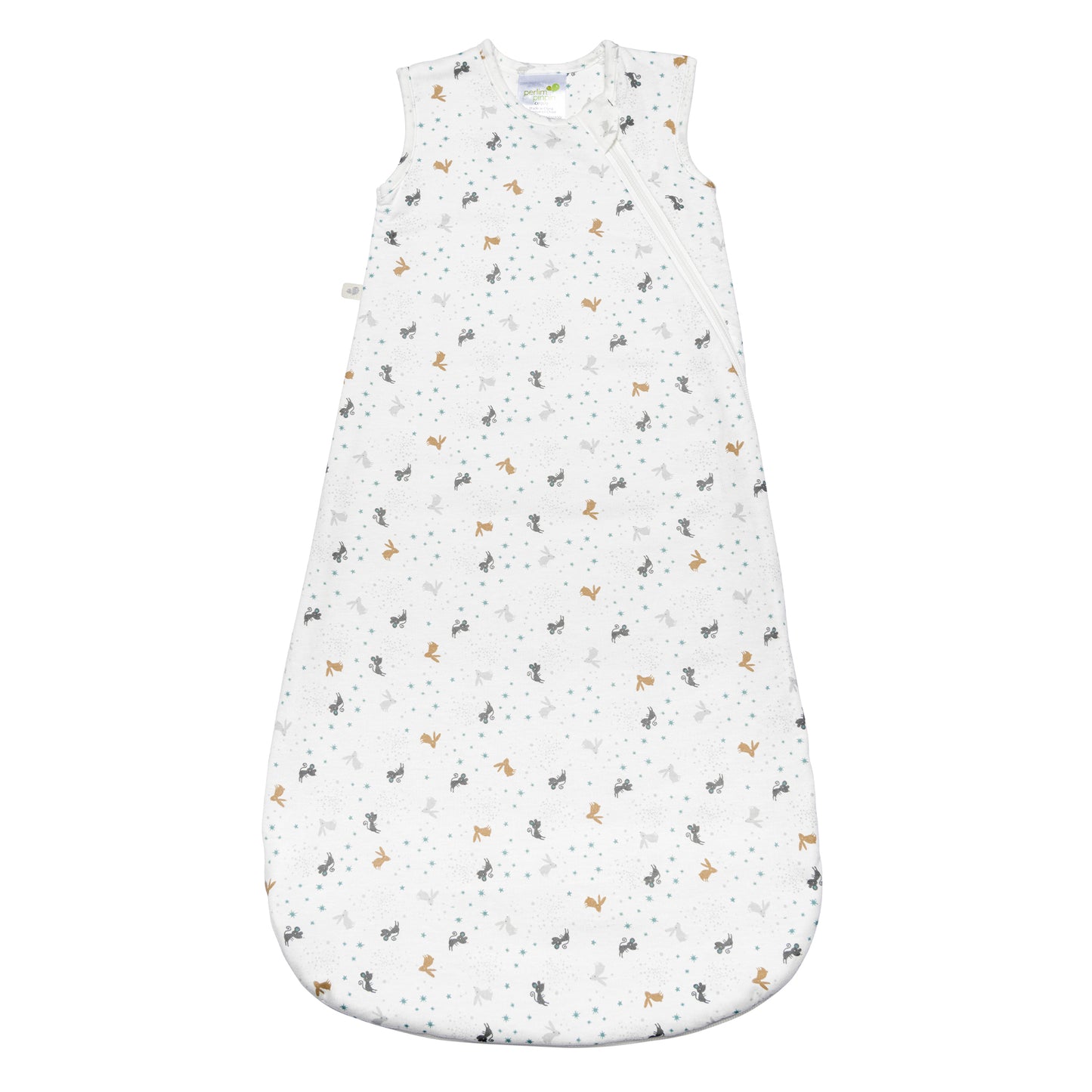 Quilted bamboo sleep sack - Mice (2.5 togs)