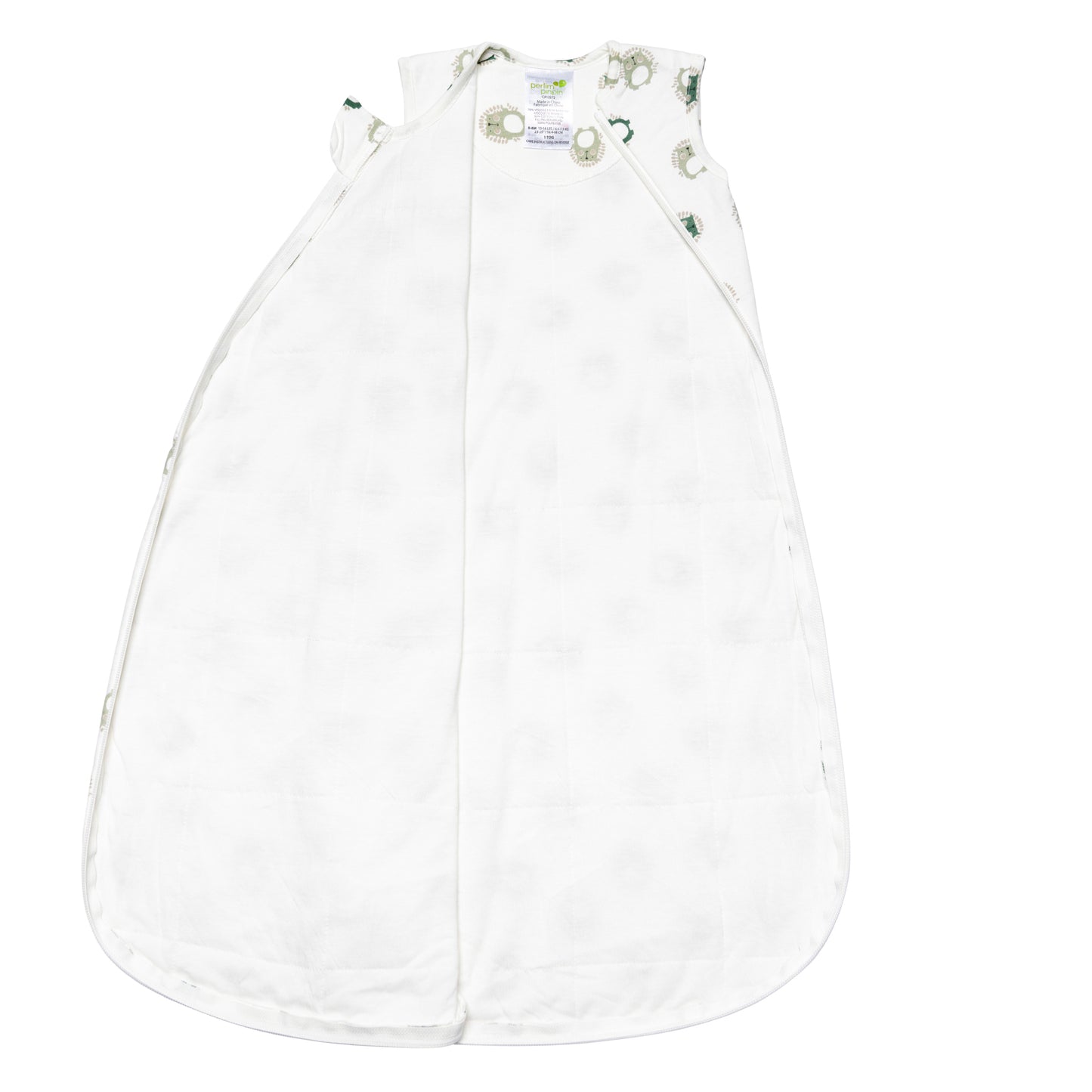 Quilted bamboo sleep sack - Porcupines (1.0 tog)
