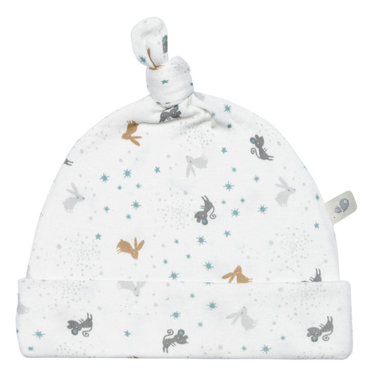 Bonnet pour nouveau-né en bambou - Souris